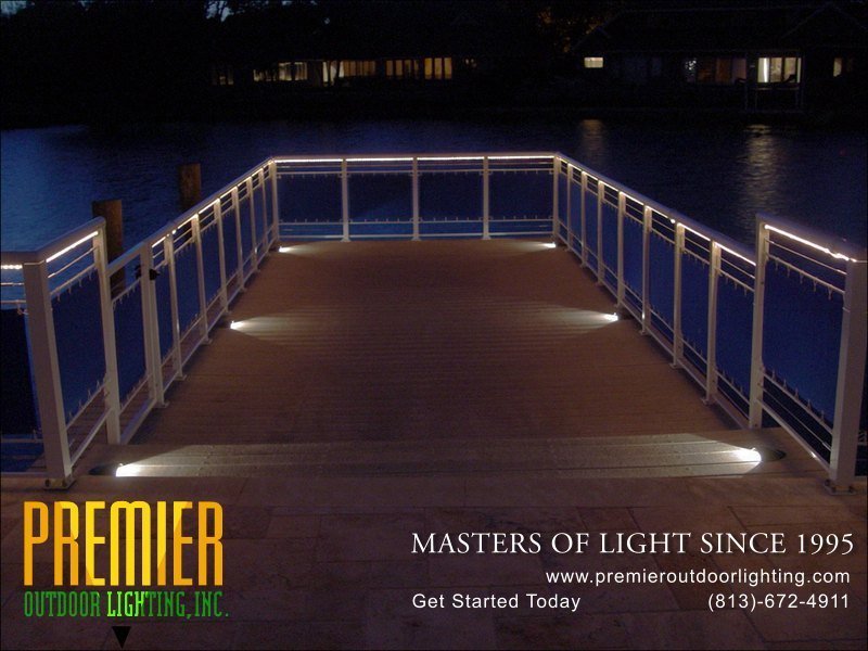 LED Dock Lighting Palm Harbor in Dock Lighting photo gallery from Premier Outdoor Lighting