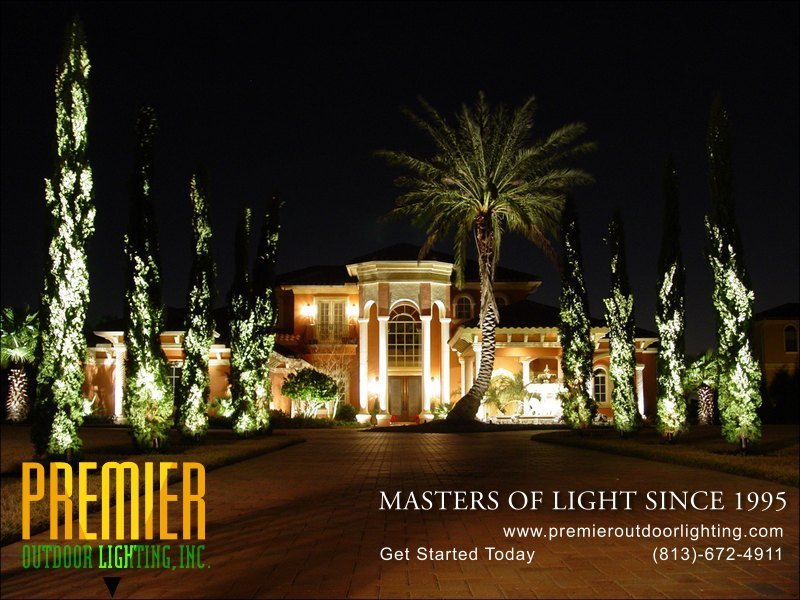 Entry Lighting Techniques  - Company Projects in Entry Lighting photo gallery from Premier Outdoor Lighting