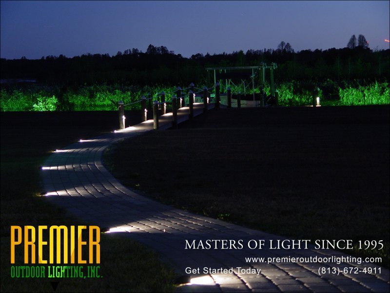 Outdoor Path Lighting Techniques  - Company Projects in Path Lighting photo gallery from Premier Outdoor Lighting