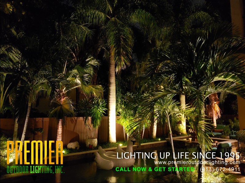 Landscape Lighting Repair South Tampa in Residential Outdoor Lighting photo gallery from Premier Outdoor Lighting