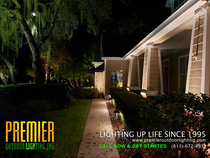 LED Landscape Lighting Installer Tampa in Residential Outdoor Lighting photo gallery from Premier Outdoor Lighting
